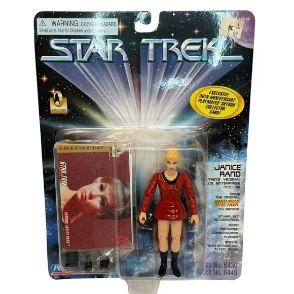 Star Trek Janice Rand Action Figure with EXCLUSIVE COLLECTOR CARD - Picture 1 of 7